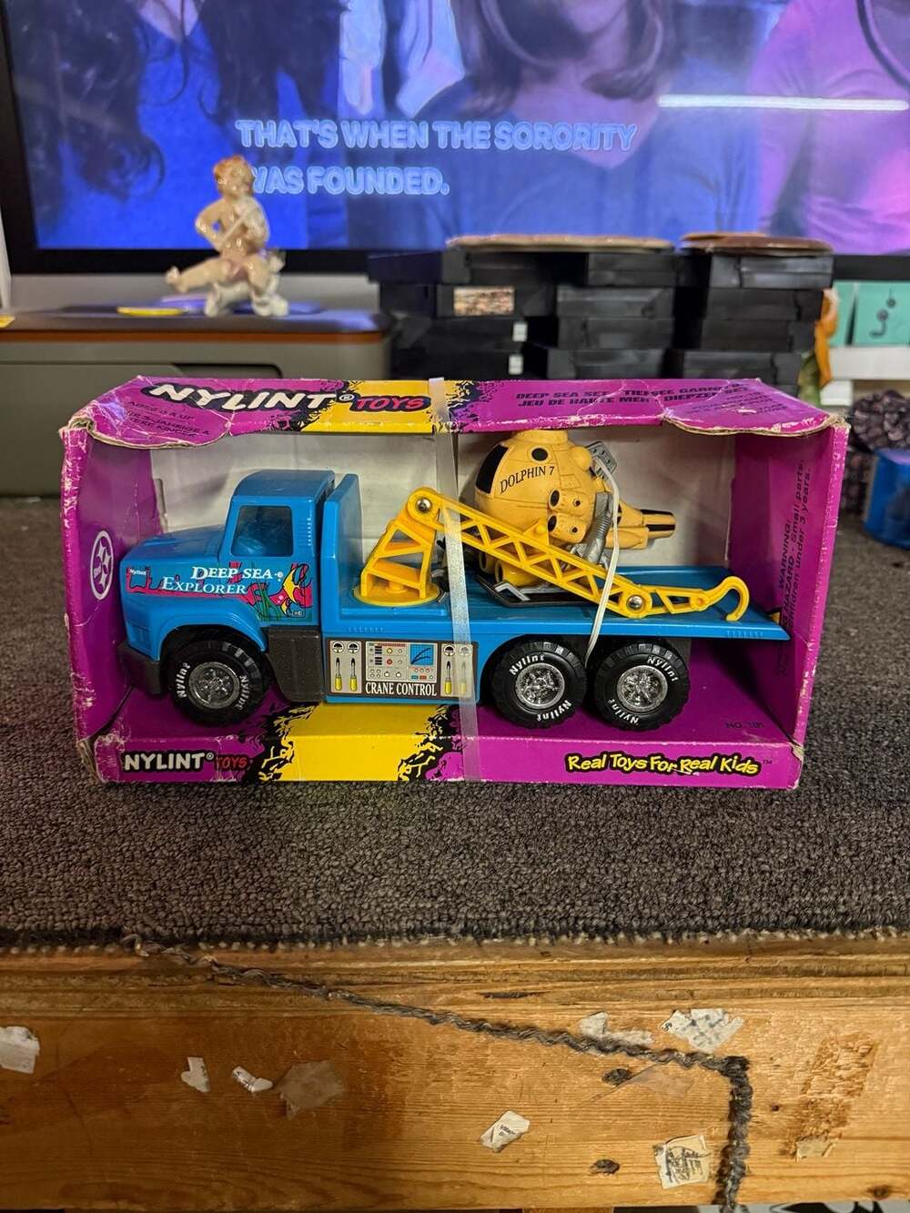 Nylint Hard Hat Construction Twin Boom Wrecker No. 866 Vintage 1999 NIB